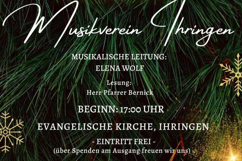 Weihnachtskonzert des Musikverein Ihringen
